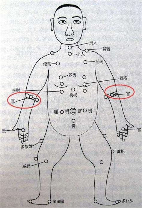 下手臂有痣|手臂痣相图 长在手臂上所有的痣图